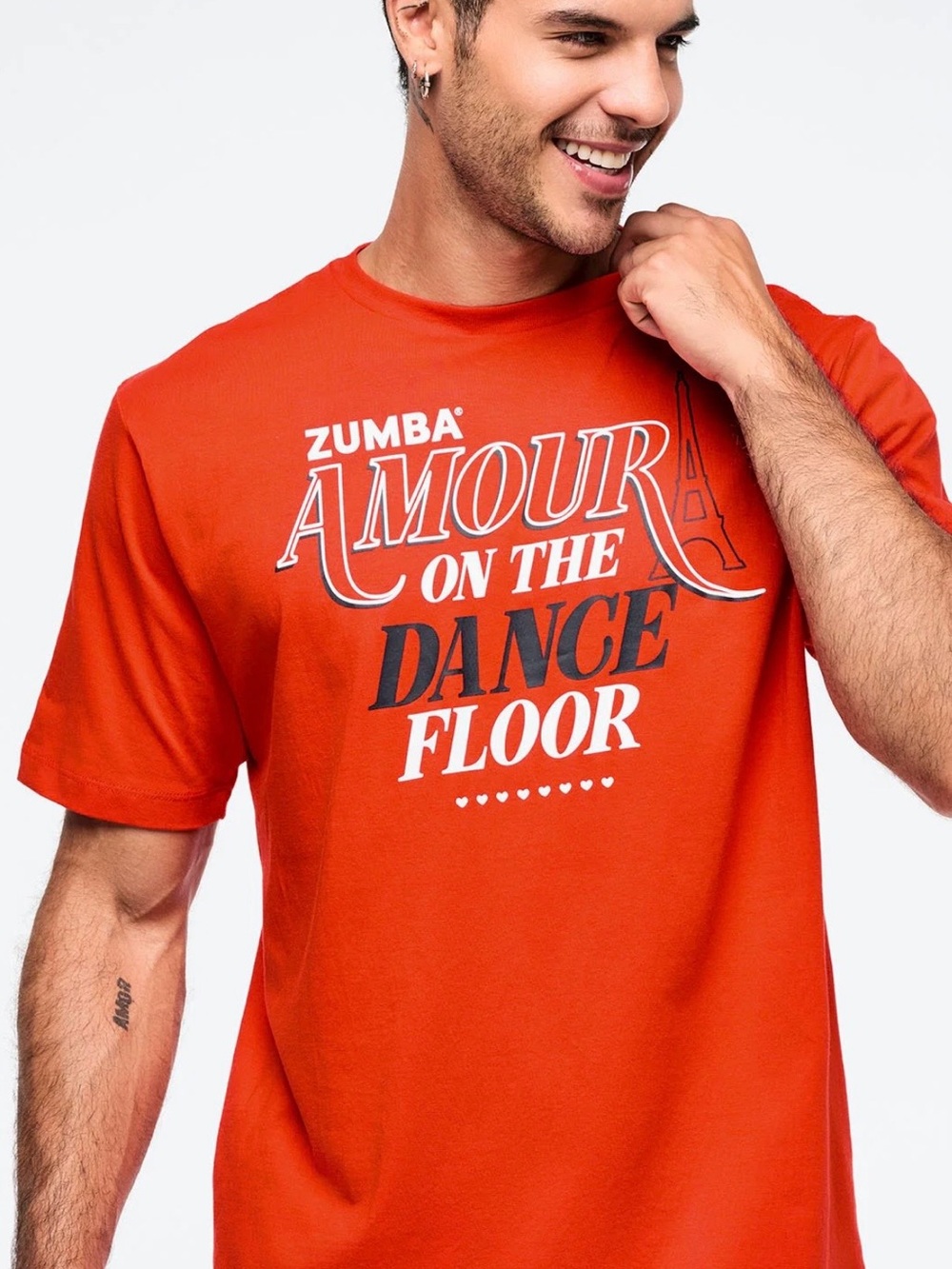 Zumba Fitness Orange 'Amour On The Dance Floor' Graphic Tee